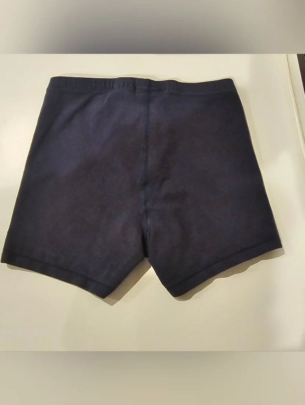 Nike Navy Blue Performance Shorts with White Swoosh